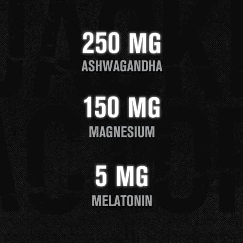 Jacked Factory Build PM Night Time Muscle Builder & Sleep Aid - Post Workout Recovery & Sleep Support Supplement w/VitaCherry Tart Cherry, Ashwagandha, & Melatonin - 60 Natural Veggie Pills - Image 3