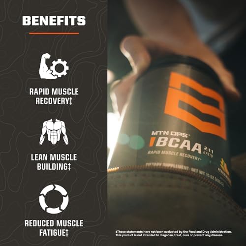 MTN OPS BCAA Powder for Muscle Recovery, Strawberry Dragonfruit - Image 3