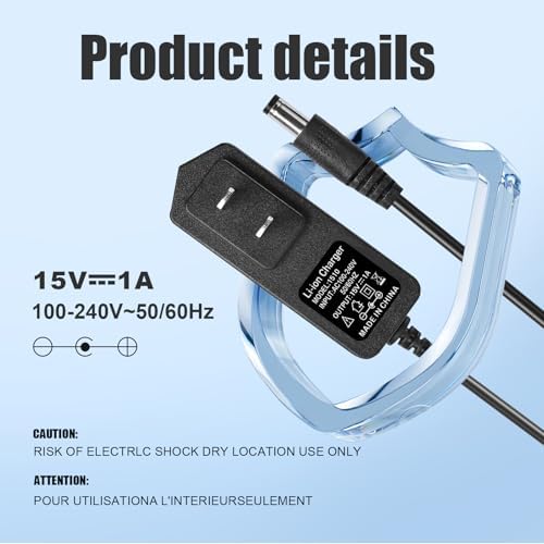 NDEN 15V AC Charger Replacement Power Cord for Theragun Mini & Prime Massage Gun, 22.5W 1.5A, Massage Gun Charger 15V - Image 3