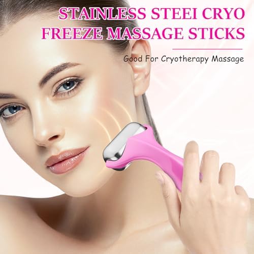 360° Rotating Ice Roller for Face,Cooling Face Rollers for Women - Image 3