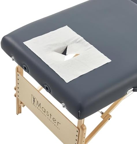 Master Massage Disposable Breathing Space Cover for Massage Table (100 Pack), White - Image 3