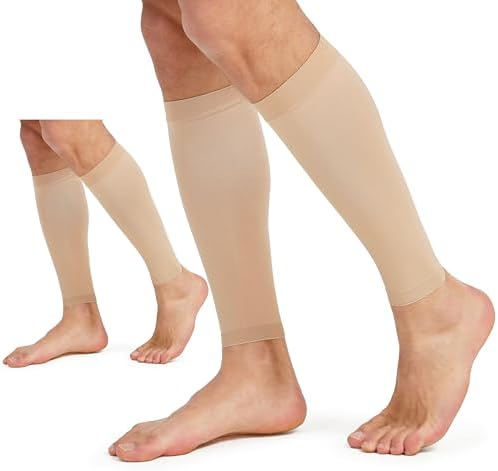 MGANG 20-30mmHg Compression Calf Sleeves Reduces Leg Swelling & Fatigue by MGANG