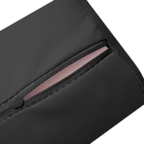 Saloniture Half Round Neck Massage Table Bolster Pillow Pad - 13 x 6 x 3 Inch - Black - Image 4