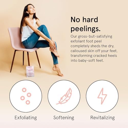 grace & stella Award-Winning Foot Peel Mask (4 Pairs, Lavender) - Image 2