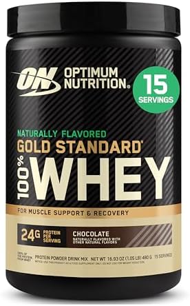Optimum Nutrition Gold Standard Whey Protein Powder, Chocolate, 1.05 LB by OPTIMUMNUTRITION
