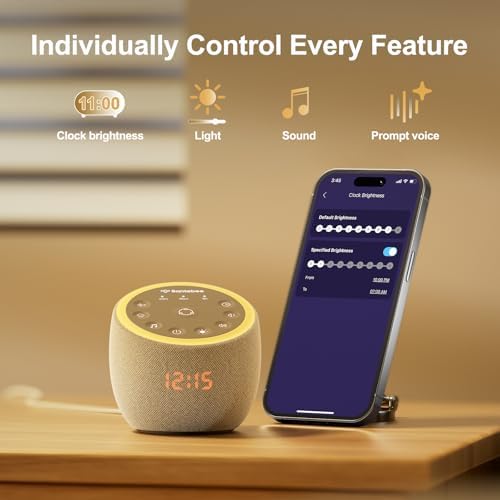 White Noise Sound Machine for Sleep Smart with 388 Sounds&3 Custom Buttons - Image 6