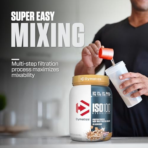 Dymatize ISO100 Protein Powder, 100% Whey Isolate, Cinnamon Cereal - Image 5
