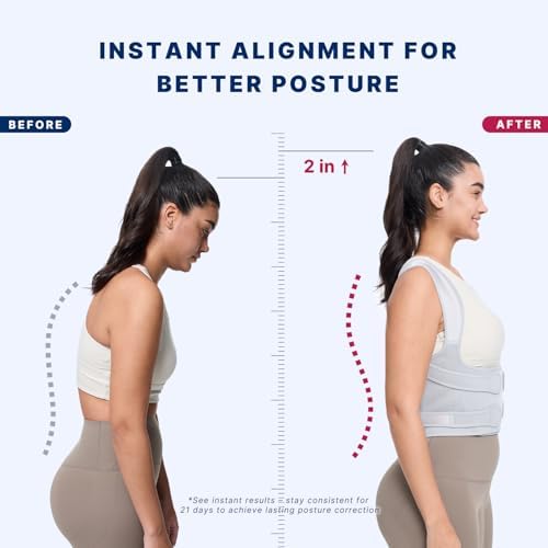 Fit Geno Posture Corrector for Women & Men, Back Shoulder Support Brace - Image 2