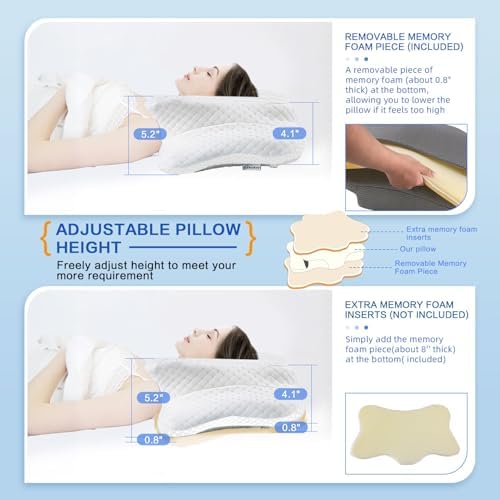 Pain Relief Cervical Pillow for Neck Support, Adjustable Ergonomic Pillow - Image 2