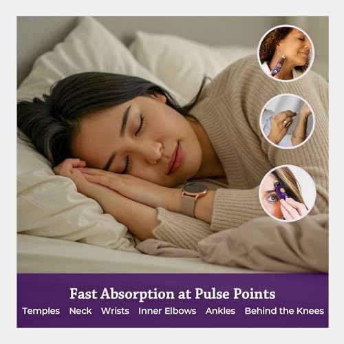 Silk Road Organic Lavender Essential Oil Calming Roll-On, USDA Certified - Image 3