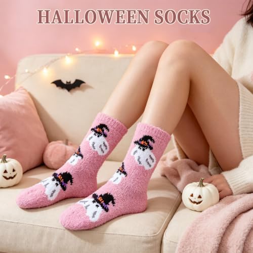 Halloween Boo Basket Stuffers for Women Girls, 8pcs Boo Basket for Adults Kids Teens Care Package Gift Box,Pink Ghost Halloween Mug - Image 5