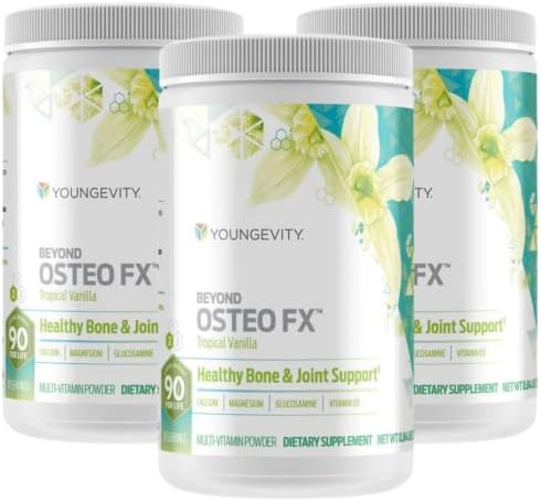 Youngevity Beyond Osteo FX Tropical Vanilla Bone Support Powder, 3 Pack by Youngevity