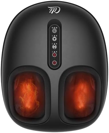 CILI Shiatsu Foot Massager with Heat and Compression, Kneading, Rolling,Electric Feet Massager for Plantar Fasciitis, Neuropathy, Feet Heater, Foot Warmer for Women, Size Up to 14" by CILI