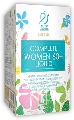 ACTIF Liquid Daily Multivitamin for Women Age 60+ with 45+ Advanced Factors – Non GMO, Made in USA, 32oz - Image 5