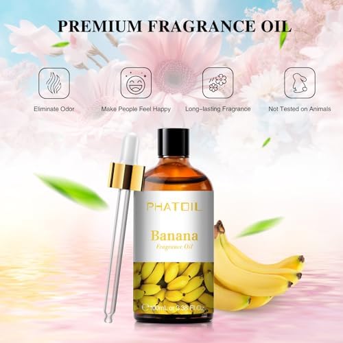 PHATOIL Banana Fragrance Oil for Diffuser Aromatherapy 3.38FL.OZ - Image 3