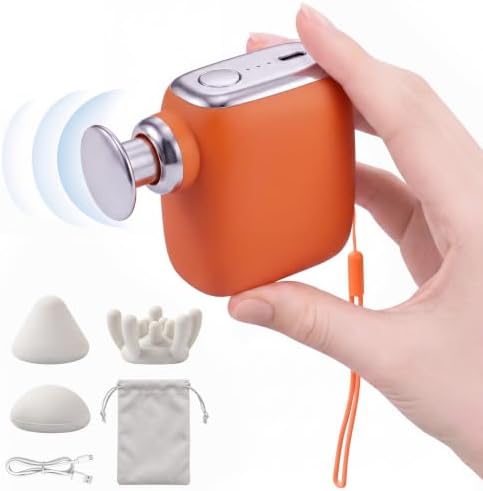 Mini Massage Gun, Pocket Percussion Massager with 3 Speeds by Bsdgeclogy