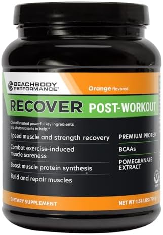 BODi Recover Post Workout Whey Protein Powder - Orange, 20 Servings by Beachbody