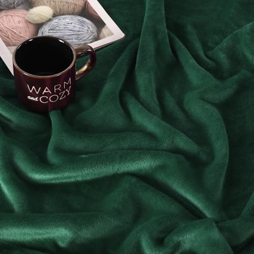 TASTHROW DarkGreen Throw Blanket 60x80 Inches - Image 6