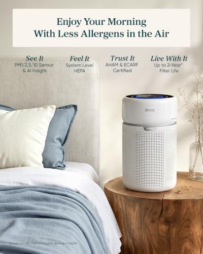 LEVOIT HEPA Air Purifier for Home Bedroom, Allergen Defense, Eleva 300X - Image 2