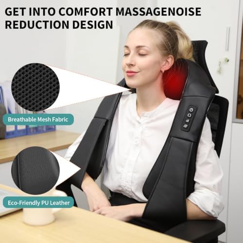 Neck Massager with Heat Deep Tissue Electric 3D Kneading - Image 6