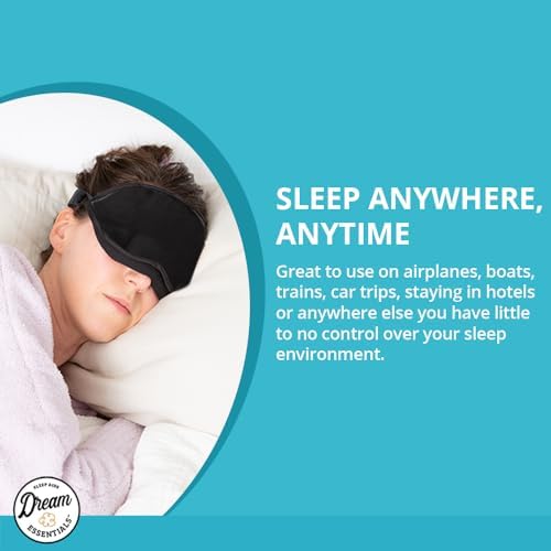 Dream Essentials® Natura Organic Cotton Sleep Mask (Orchid Whisper) Made in The USA - Image 6
