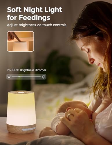 Momcozy Smart Baby White Noise Sound Machine with App Control & Night Light - Image 5