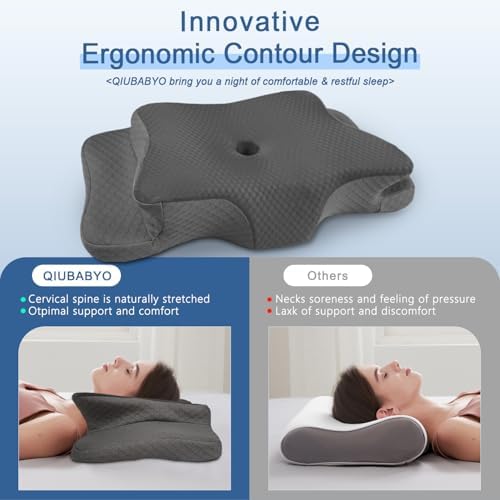 Pain Relief Cervical Pillow for Neck Support, Adjustable Ergonomic Pillow - Image 3