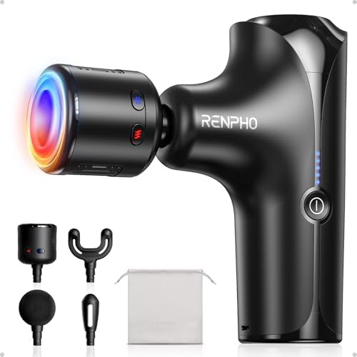 RENPHO Mini Thermacool Massage Gun with Heat and Cold, Pocket-Sized, Small by RENPHO