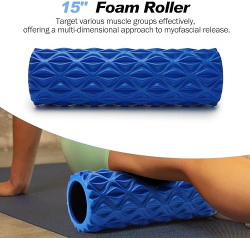 5 in 1 Foam Roller Set High Density Patented Foam Roller for Exercise - Image 2