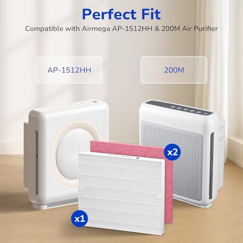Fil-fresh 3-Pack Airmega AP-1512HH Pet Filter Replacement Set - Image 2