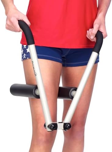 DoubleUP Roller D2 Leg & Arm Massager, Metal Frame + 2 Rollers, White by DoubleUP