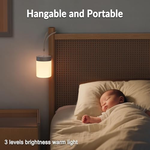 Night Lights, White Noise Machine – 20 Non-Looping Sleep Sounds, Rechargeable Battery, Touch Control, 6 Timers & Memory Function | Portable Sound Machine for Baby, Adults, Nursery, Travel - Image 6