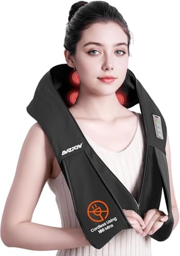 AMZPONY® Cordless Neck Massager for Pain Relief Deep Tissue by AMZPONYneckmassager