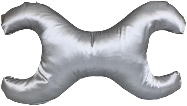 Save My Face!" La Petite Pillow (Grey (Silk), Silk) by SaveMyFacePillow
