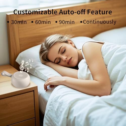 Easysleep White Noise Sound Machine Portable Sleep Machine for Baby Adult with 30 Soothing Sounds 12 Night Light Colors 4 Timer Memory Function Rechargeable Noise Machines for Sleeping, Office - Image 4