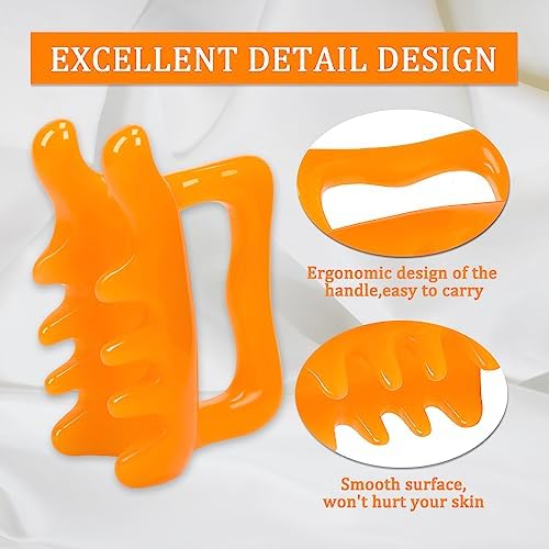 KOOBOOK Fascia Cellulite Massager Resin Massage Tool for Neck Shoulder Leg - Image 4