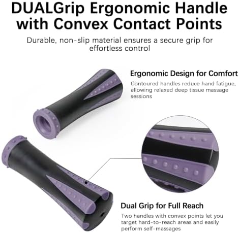 Muscle Roller Massage Roller Stick- (Dark Purple) - Image 5