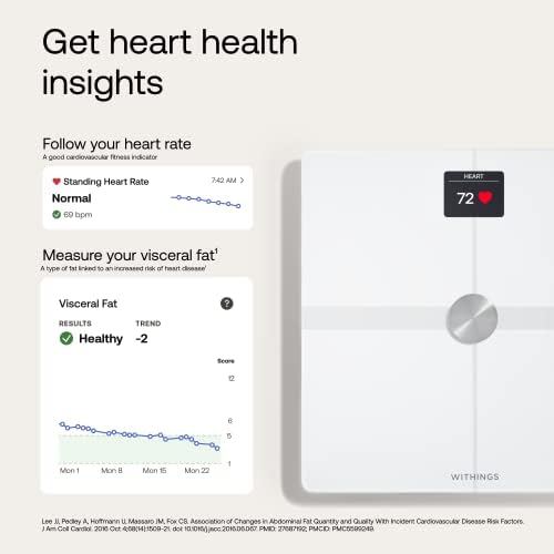 WITHINGS Body Smart - Accurate Scale for Body Weight and Fat Percentage, Body Composition Wi-Fi and Bluetooth Weight Scale, Baby Weight Scale, Smart Scale Apple Health Compatible, Bathroom Scale - Image 3