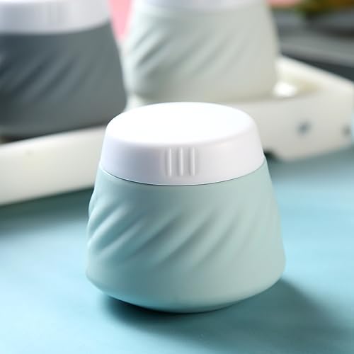 Gemice Silicone Cream Jars TSA Approved Travel Size Containers with Clear Bag, Leak-proof Travel Accessories with Lid for Cosmetic Face Body Hand Cream (4 Pack) - Image 5