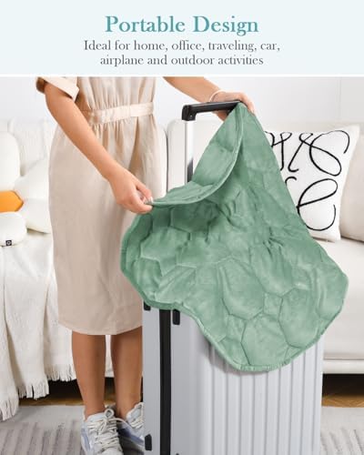 Topblan Weighted Lap Blanket Pad 7lbs for Adults, 29 x 24 Small for Travel - Image 4