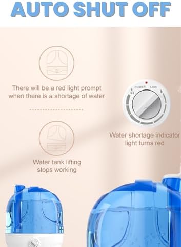 AZEUS Ultrasonic Humidifier, Adjustable Mist Humidifier for Bedroom & Home - Image 5