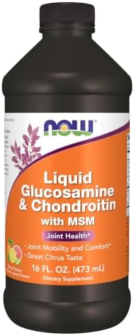 NOW Supplements, Glucosamine & Chondroitin with MSM, Liquid, 16 fl. oz by NOW