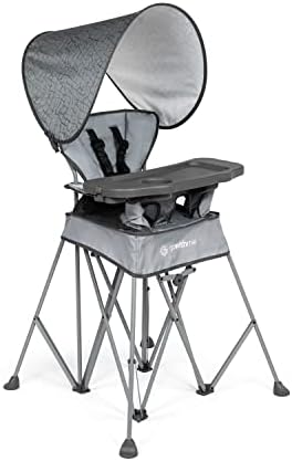 Baby Delight Go with Me Uplift Deluxe Portable High Chair, Elephant Grey by BabyDelight