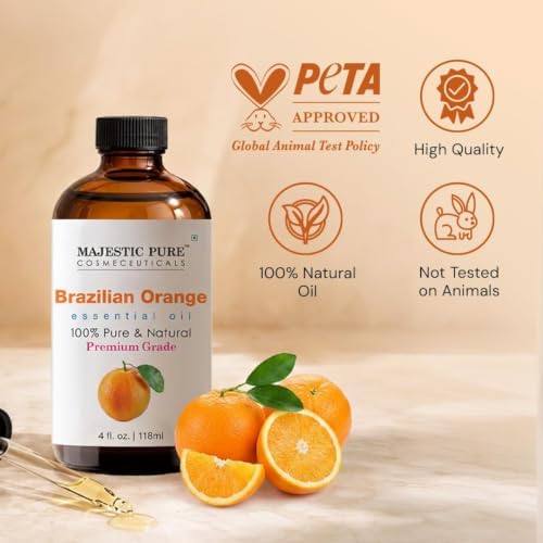 Majestic Pure Brazillian Orange Essential Oil for Diffuser - 4 Fl Oz - Image 3