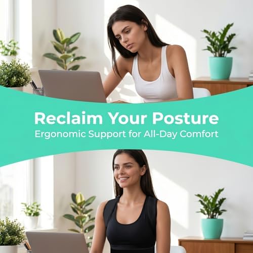 Posture Corrector for Women,2-in-1 Back Brace with Shoulder Support - Image 5
