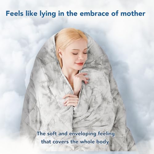 Topcee Weighted Blanket for Adults (20 lbs, 60" x 80") Queen Size Soft Cooling Heavy Blanket Sleeping, Apply to 190-210 lbs Body, Thick Breathable Blanket with Glass Bead, Easy Care - Image 4