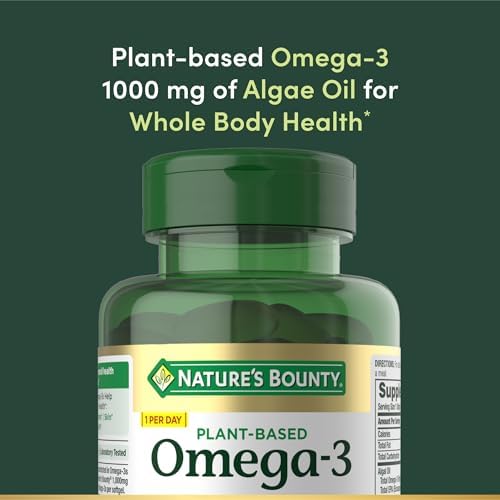 Nature's Bounty Omega 3, Plant-Based Omega 3 Fatty Acid Supplement, 30 Ct - Image 3