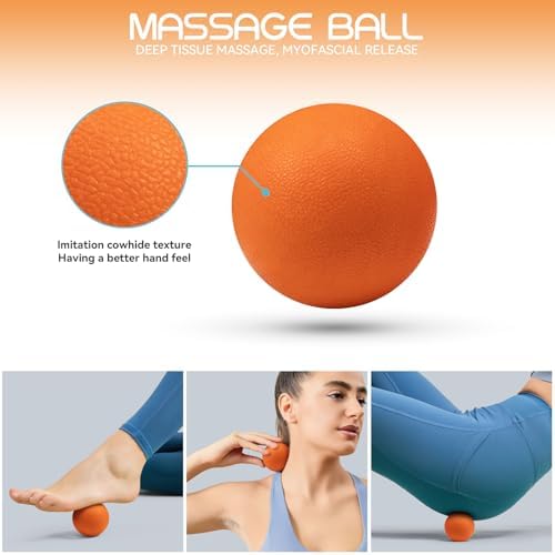 Krightlink 5-in-1 18" Foam Roller Set for Deep Muscle Massage - Image 4