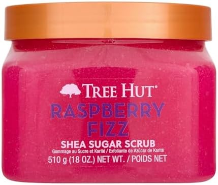 Tree Hut Body Scrub, Raspberry Fizz, 18 Oz by TreeHut
