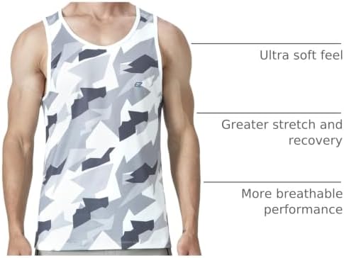 EZRUN Men's Quick Dry Workout Tank Top UPF 50+ Sweat-Wicking Gym Shirt - Image 4